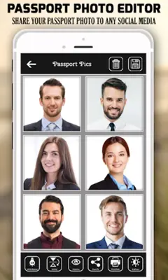 Passport Size Photo Maker android App screenshot 0