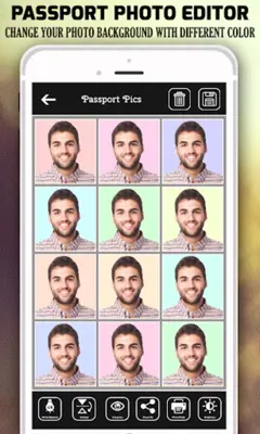 Passport Size Photo Maker android App screenshot 1